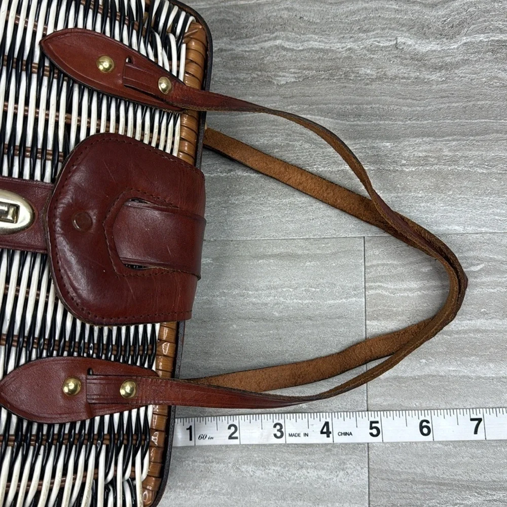 Vintage Styled by Encore Woven Clamshell Handbag